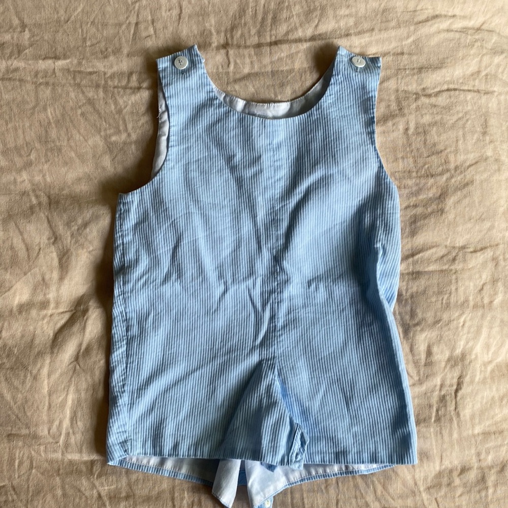 Luli and Me boys Blue Romper
